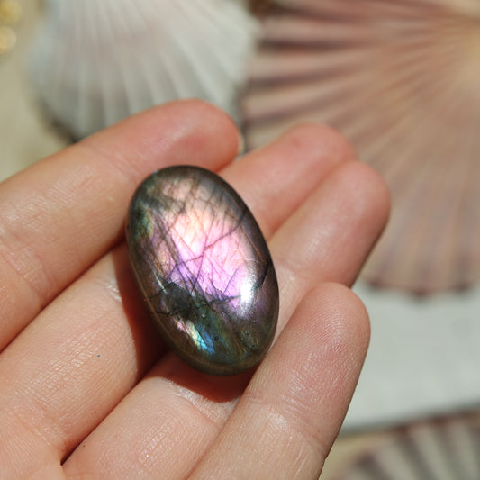 Lila Labradorit Cabochon ~ 24ZX