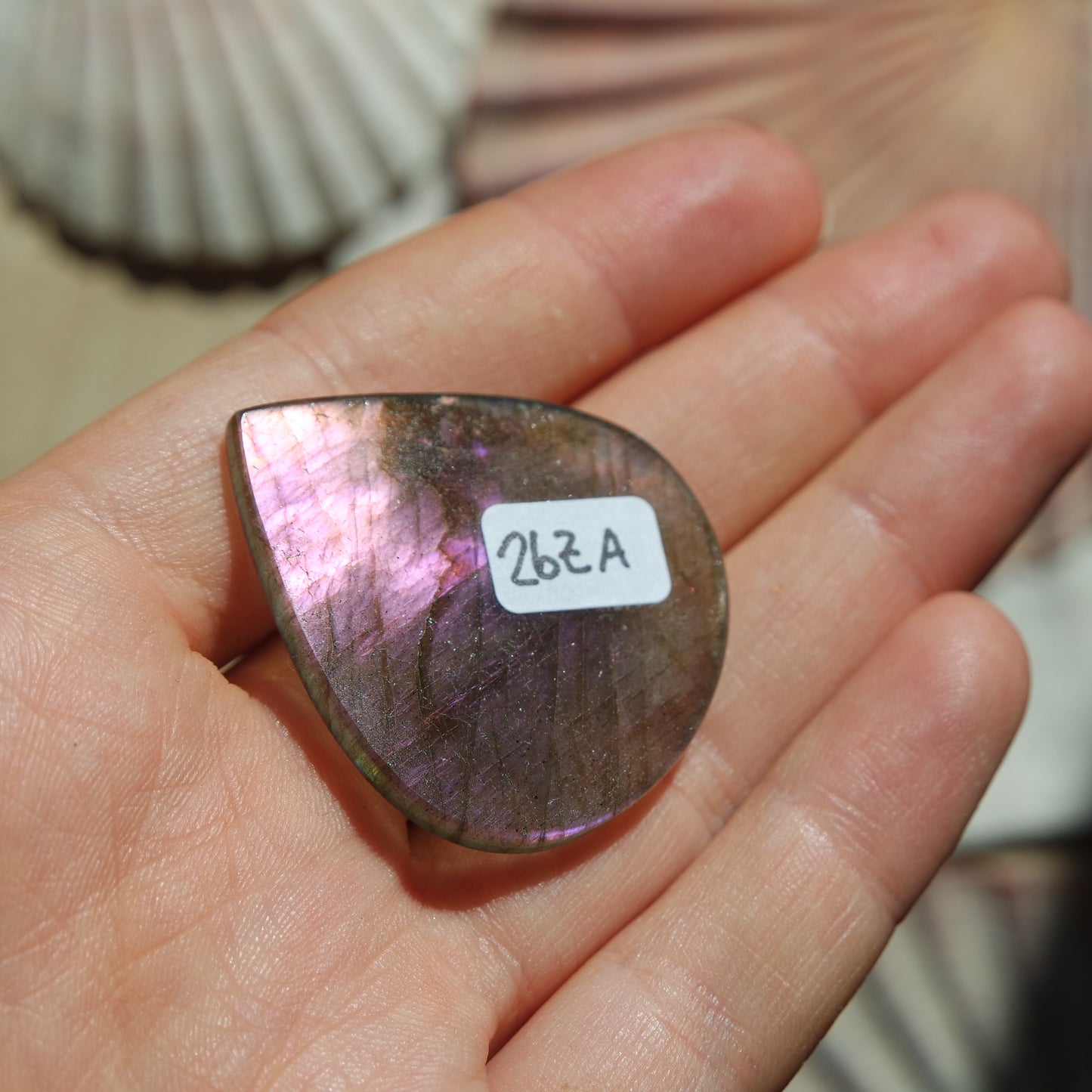 Lila Labradorit Cabochon ~ 26ZA