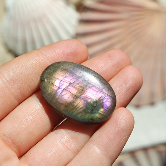 Lila Labradorit Cabochon ~ 26ZB