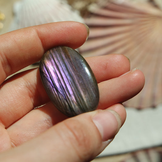 Lila Labradorit Cabochon ~ 26Zi