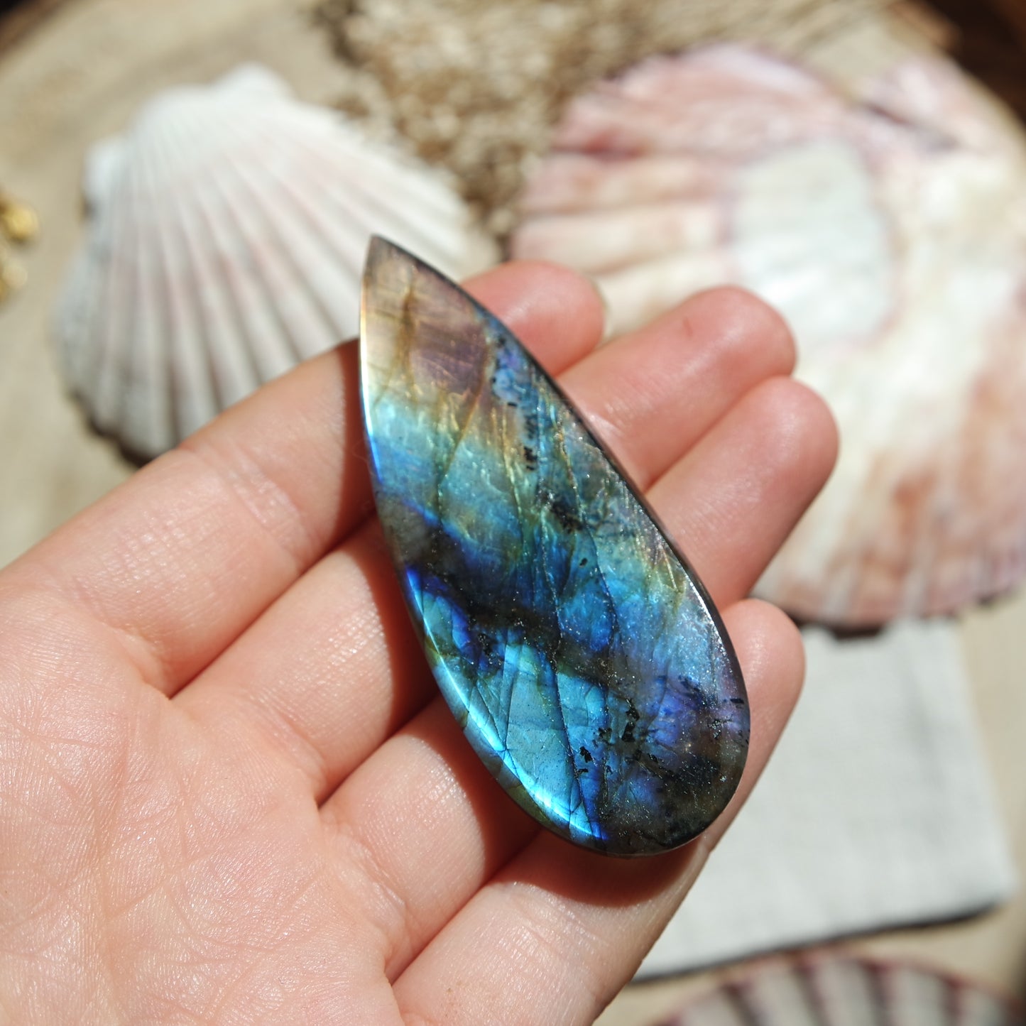 XL Labradorit Cabochon ~ 58XA