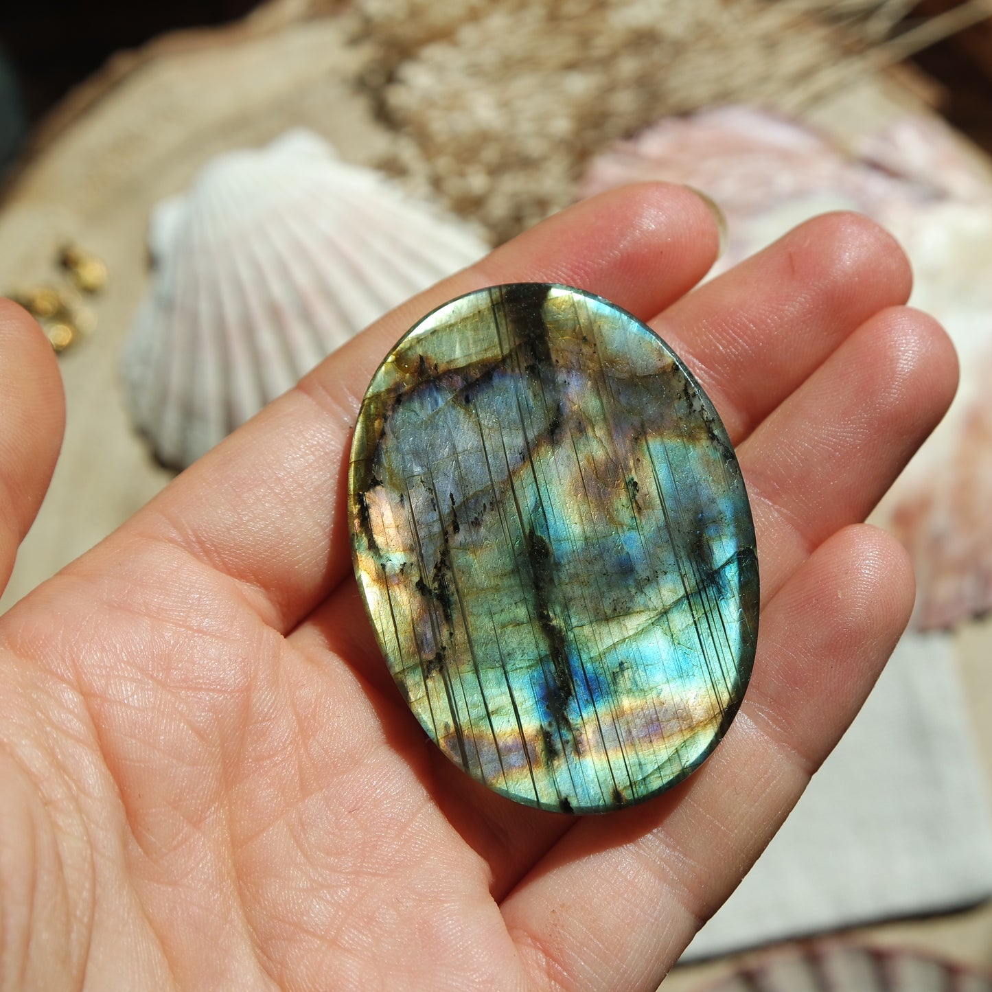 XL Labradorit Cabochon ~ 62XA