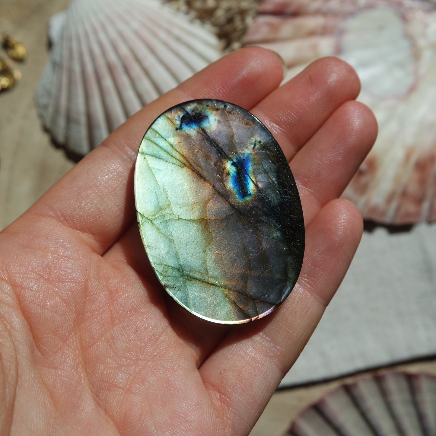 XL Labradorit Cabochon ~ 65XA