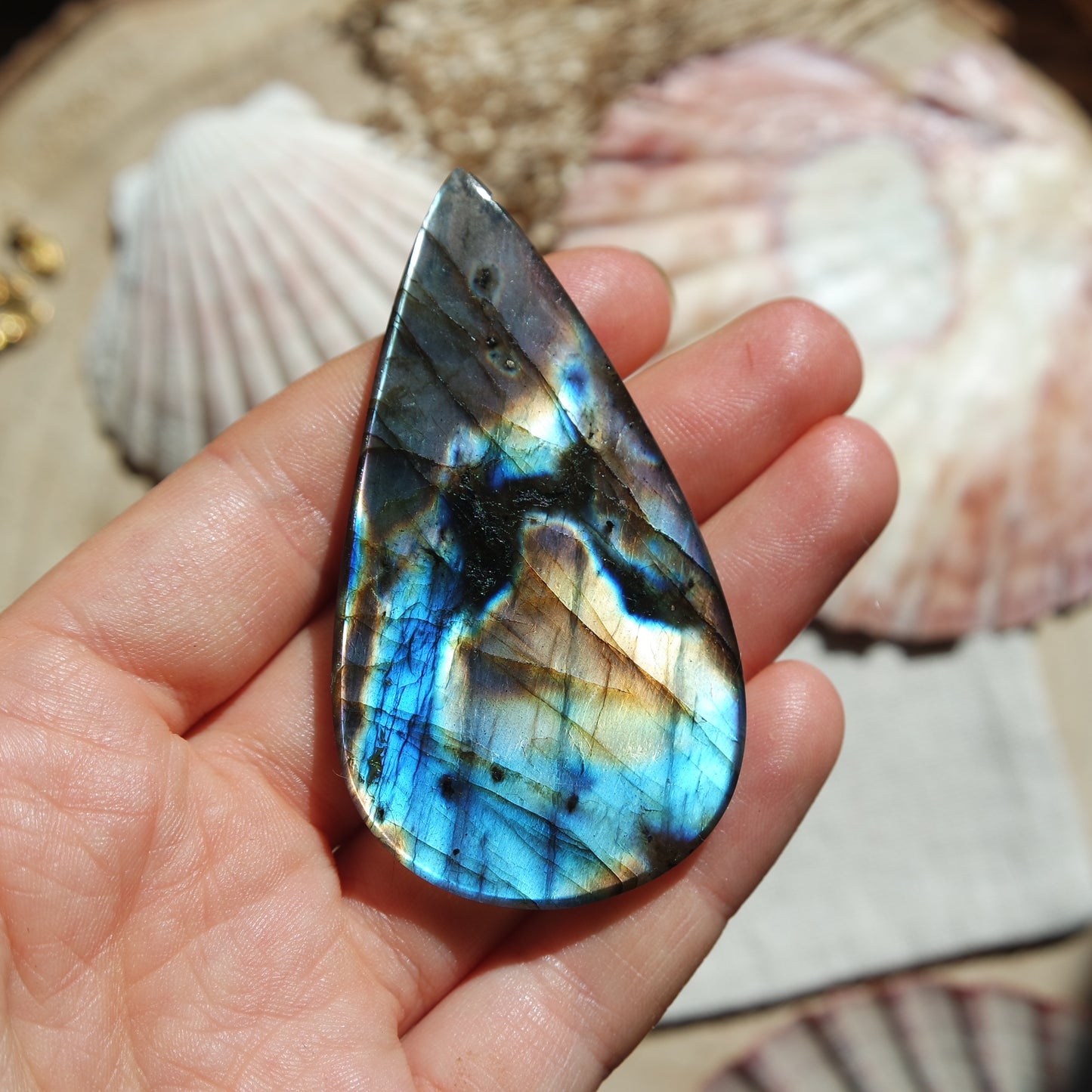 XL Labradorit Cabochon ~ 67XA