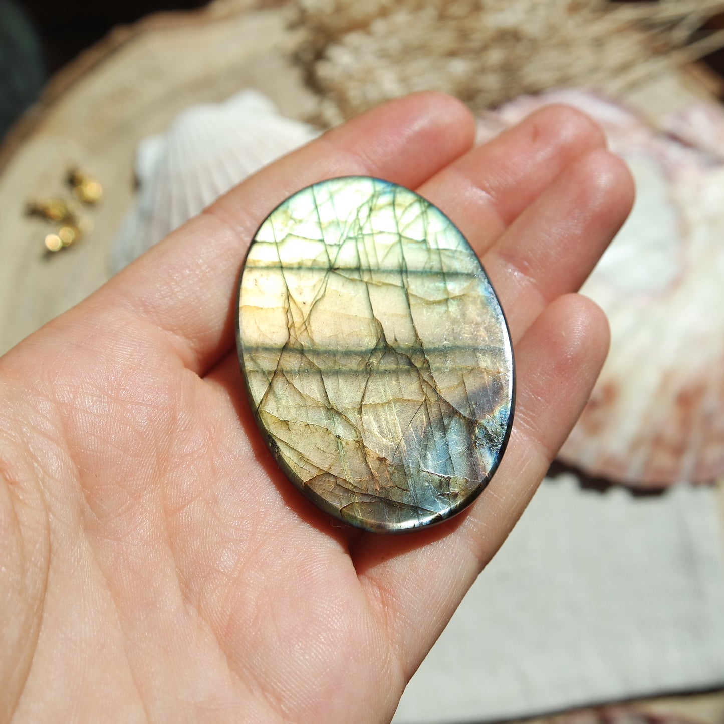 XL Labradorit Cabochon ~ 67XB