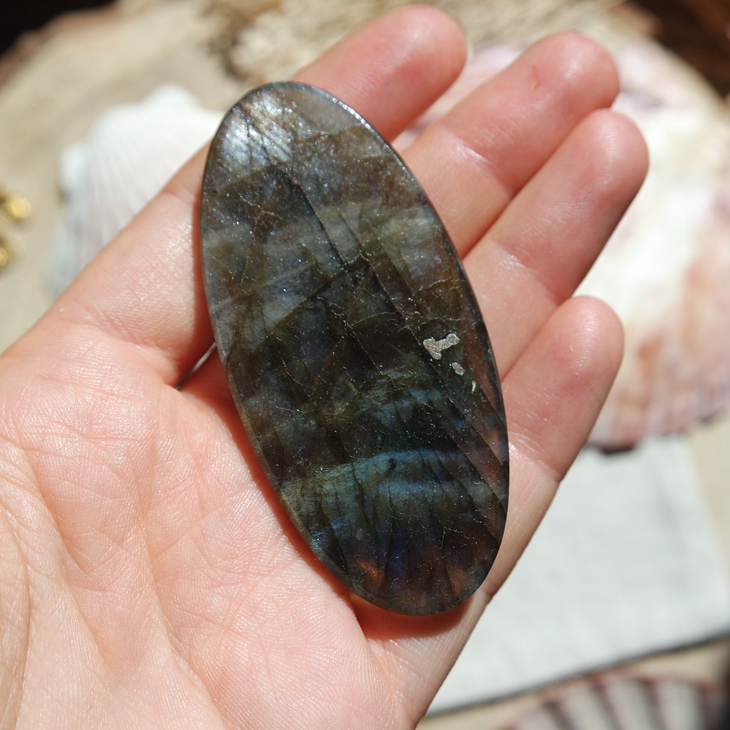 XL Labradorit Cabochon ~ 67XC