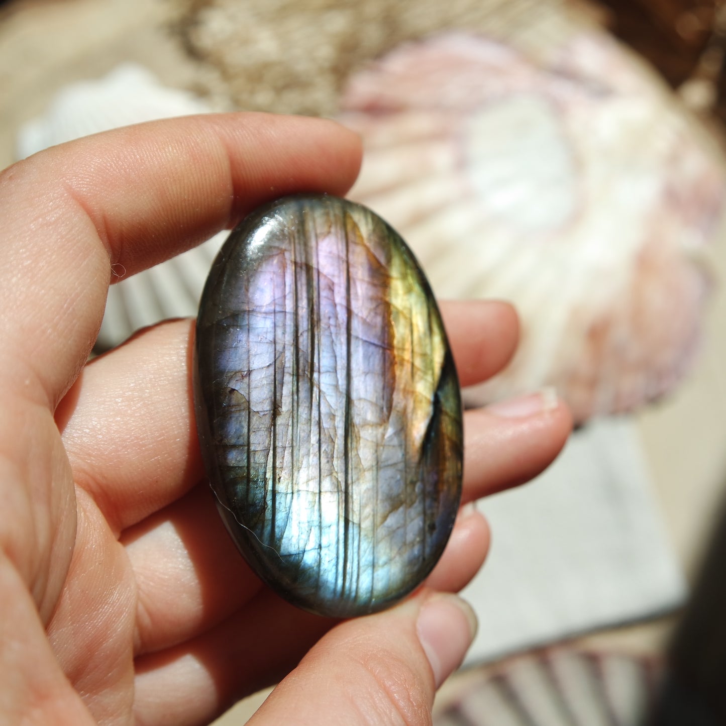 XL Labradorit Cabochon ~ 69XA