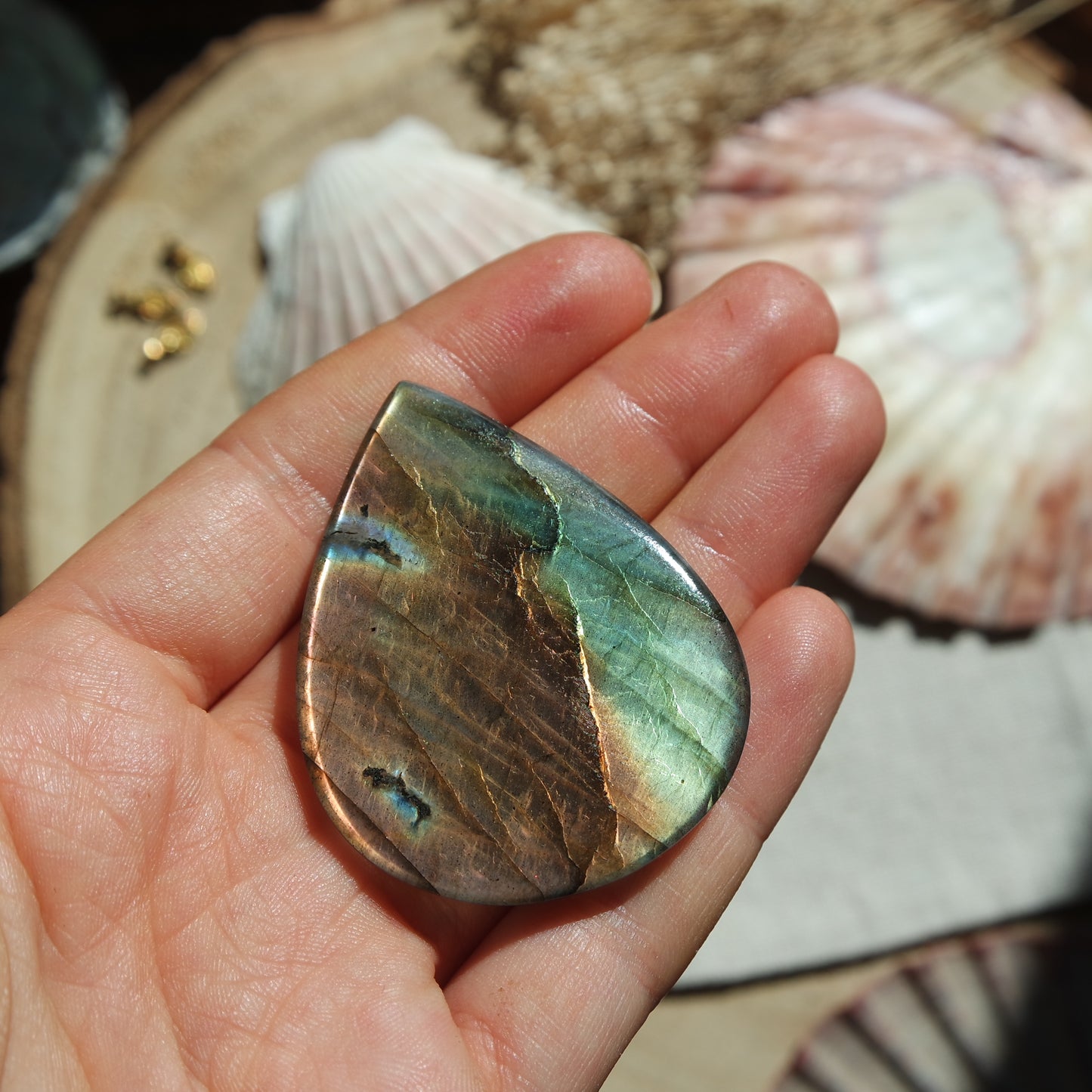 Labradorit Cabochon ~ 49Xj