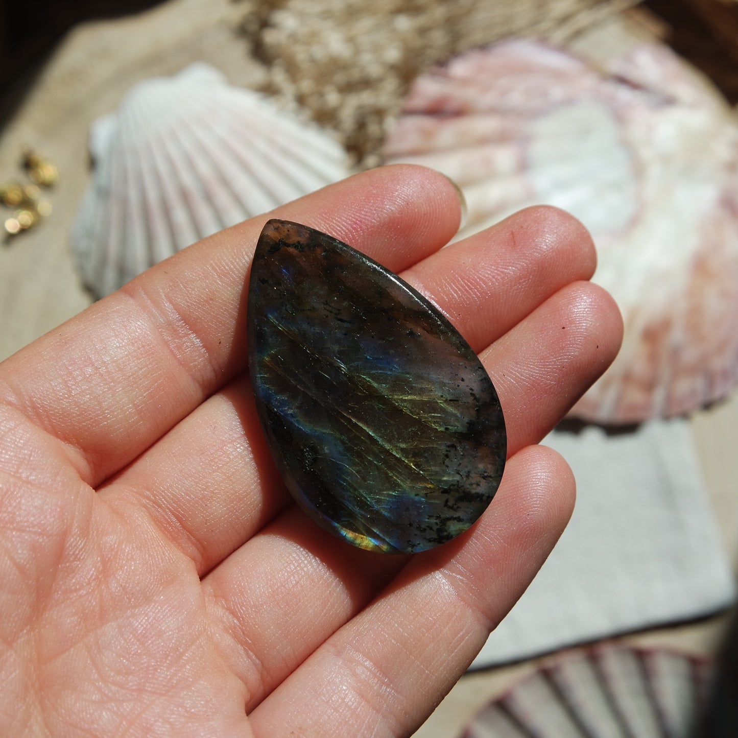Labradorit Cabochon ~ 42Xj
