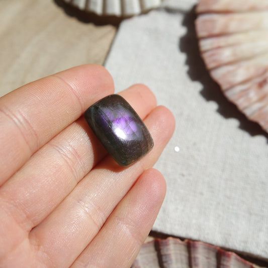 Lila Labradorit Cabochon ~ 12VA