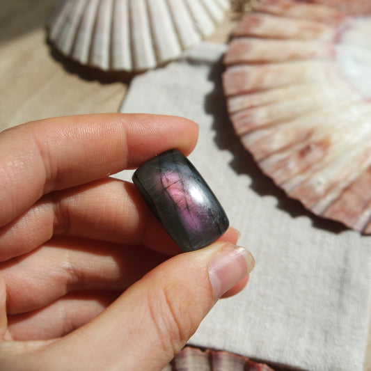 Lila Labradorit Cabochon ~ 14xh