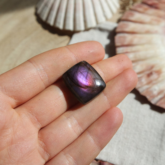 Lila Labradorit Cabochon ~ 14XM