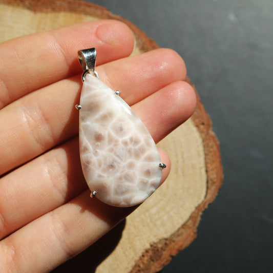 Thomsonit Anhänger 925 Silber ~ TD105