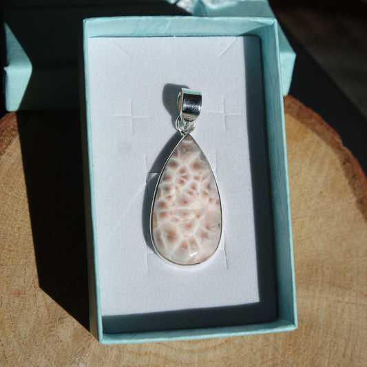 Thomsonit Anhänger 925 Silber ~ TM75