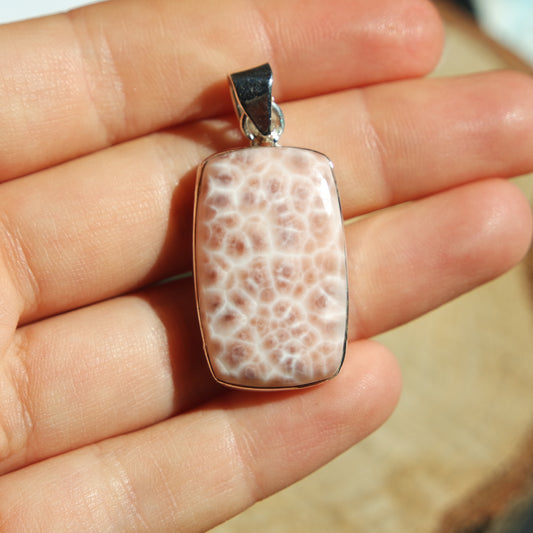 Thomsonit Anhänger 925 Silber ~ TM99