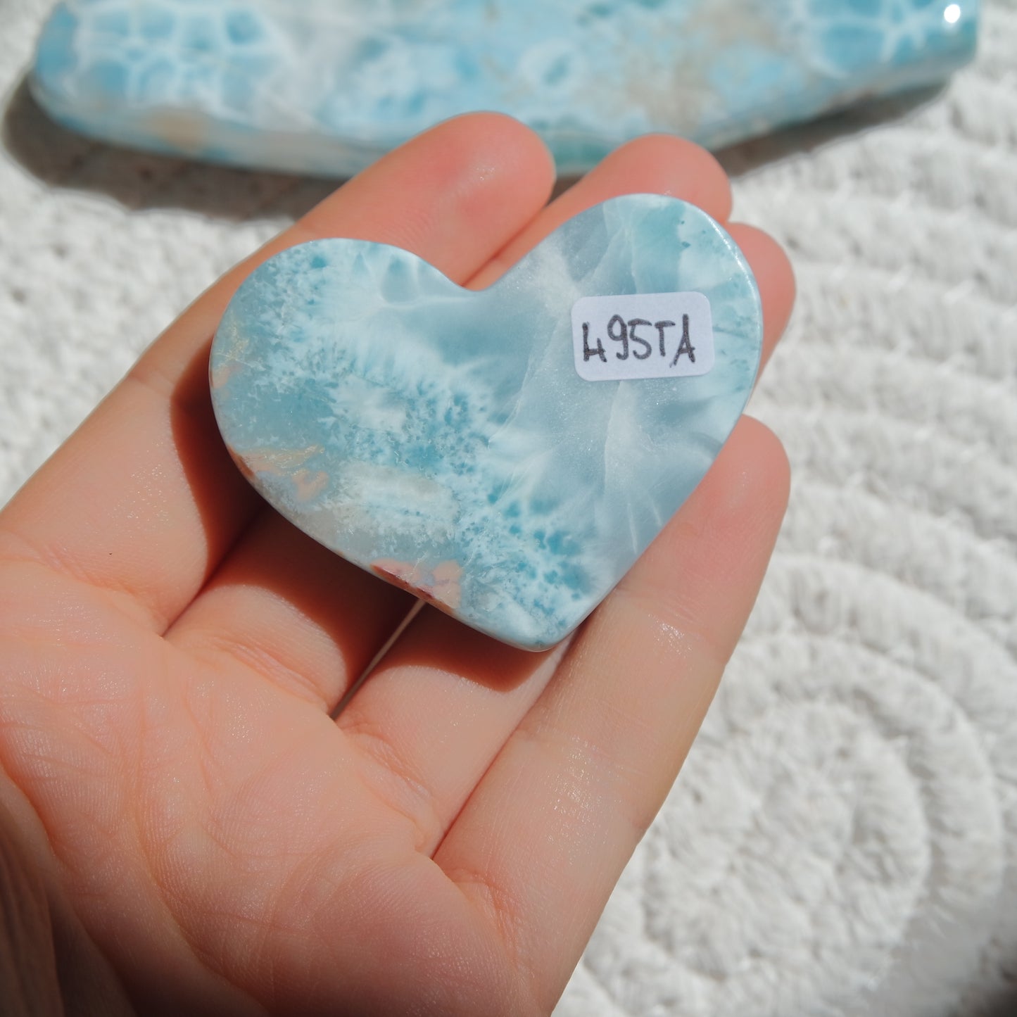 XL Larimar Herz ~ 495TA