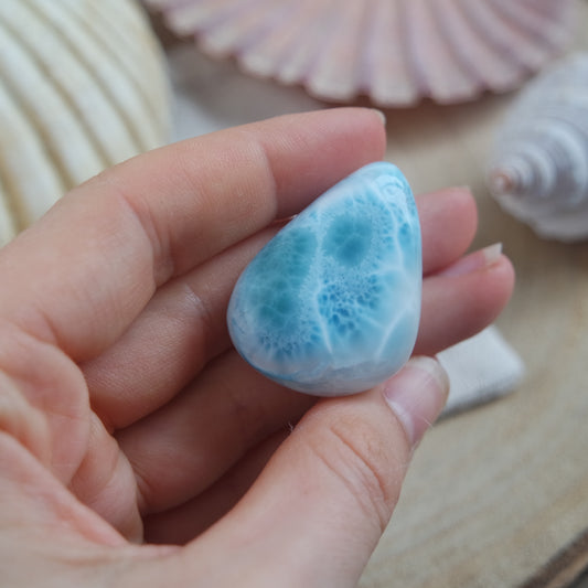 Larimar Cabochon ~ 158L