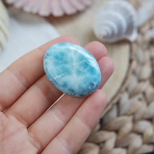 Larimar Cabochon ~ 204L