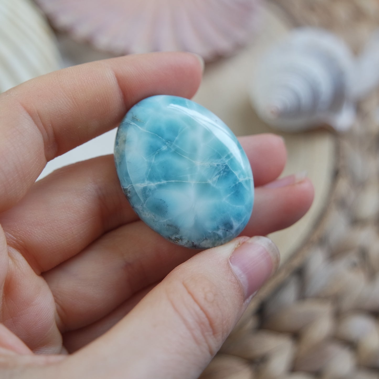Larimar Cabochon ~ 204L