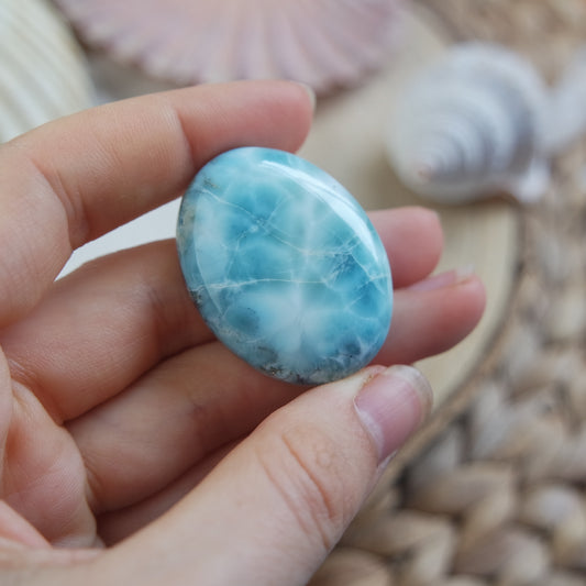 Larimar Cabochon ~ 204L