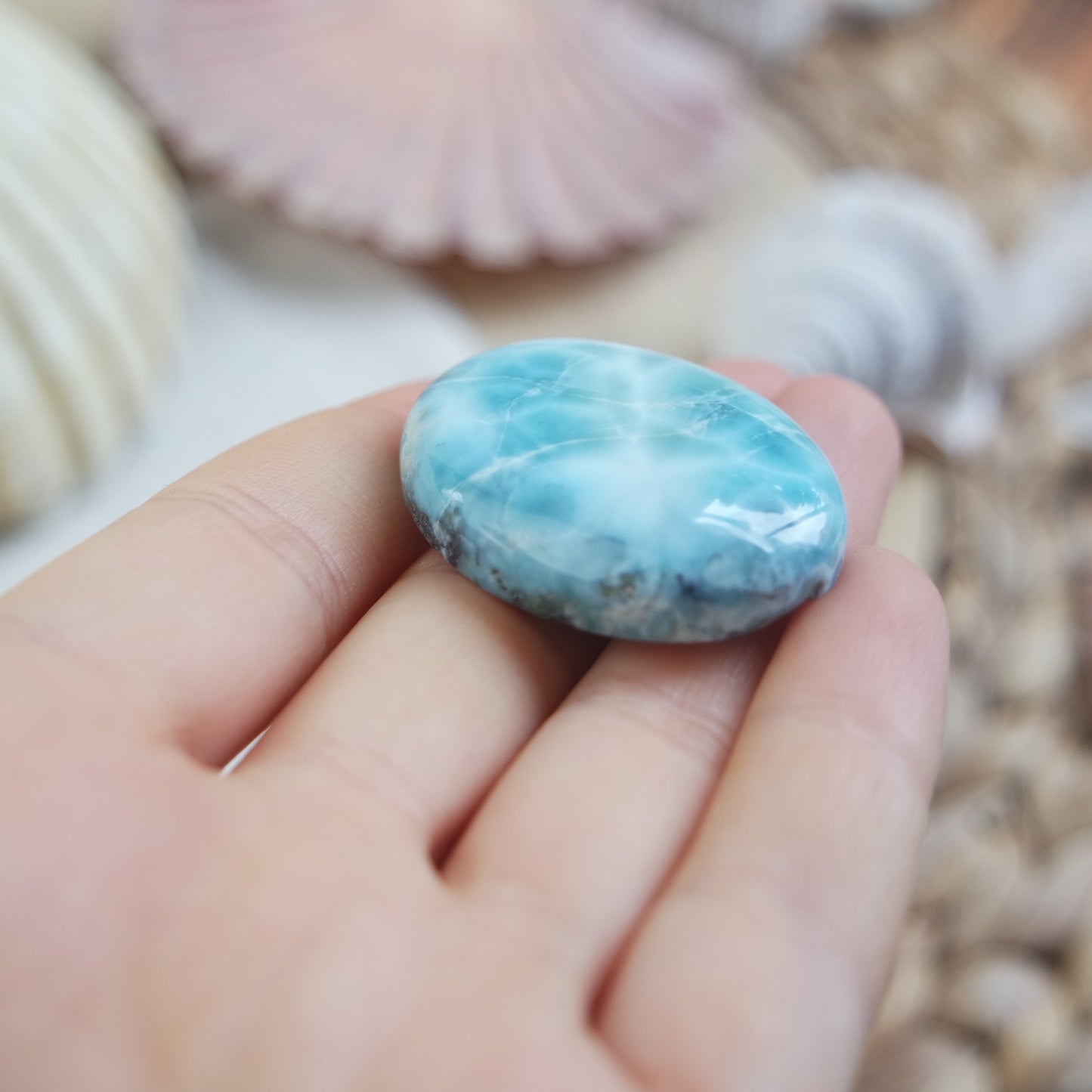 Larimar Cabochon ~ 204L