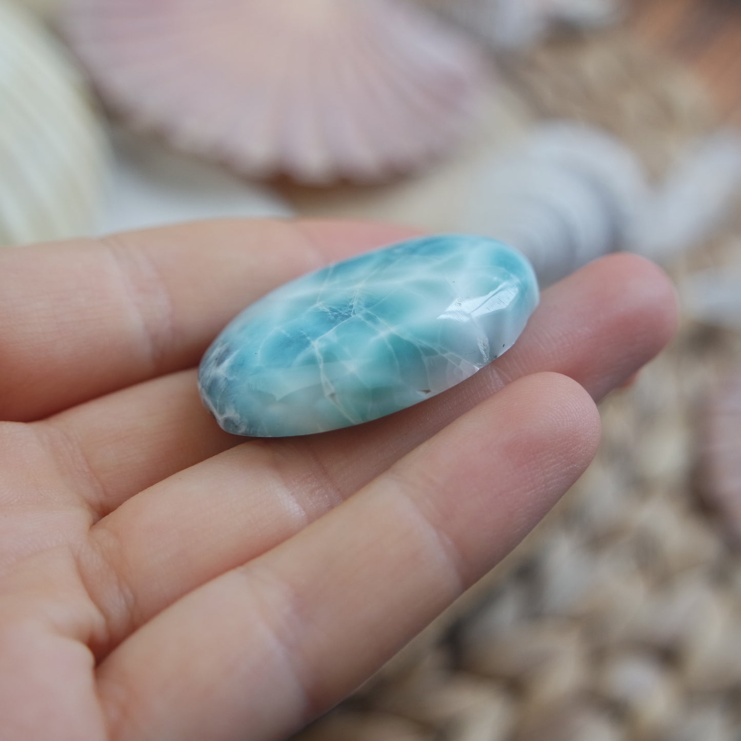 Larimar Cabochon ~ 204L