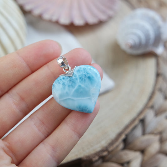 Larimar Anhänger 925 silber ~ TI139