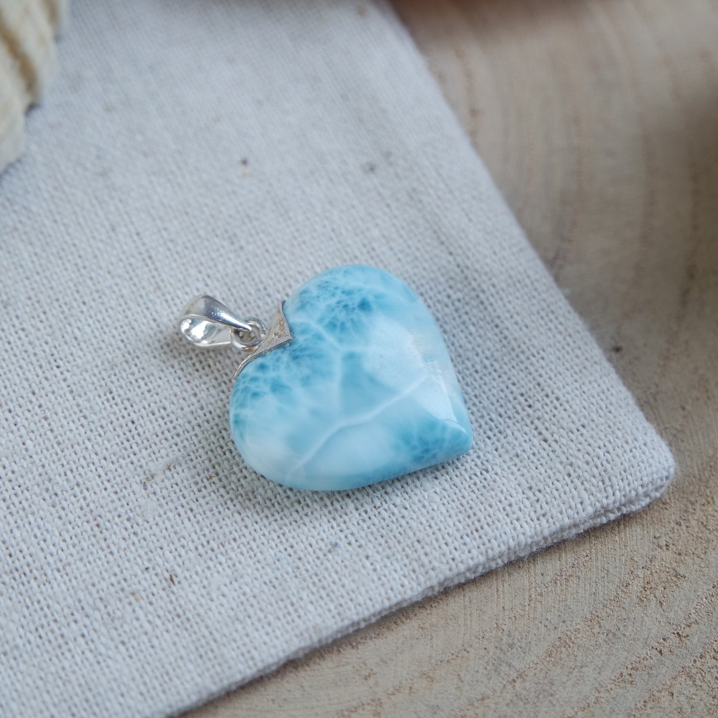 Larimar Anhänger 925 silber ~ TI139