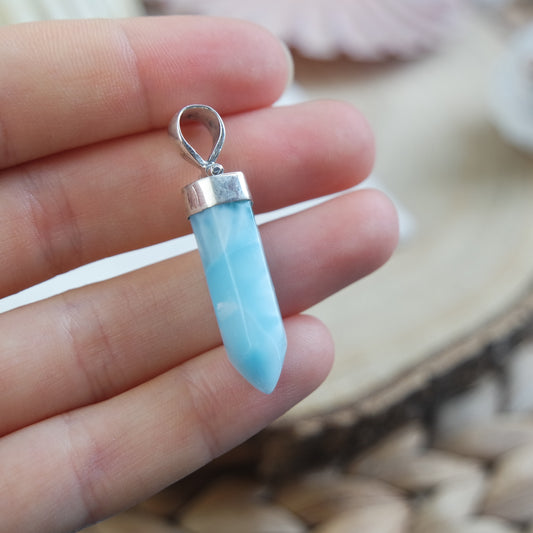 Larimar Anhänger 925 silber ~ 100QC