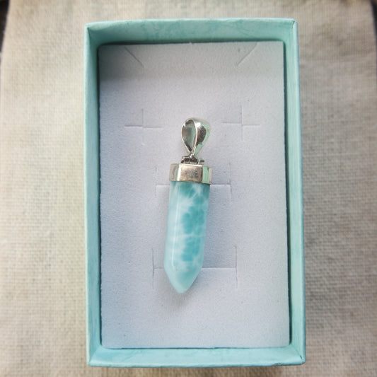 Larimar Anhänger 925 silber ~ 100QC