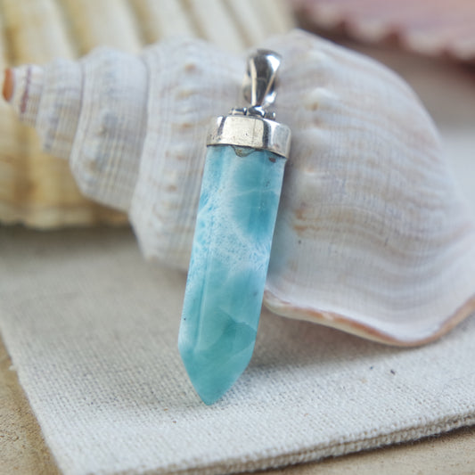 Larimar Anhänger 925 silber ~ 138QB