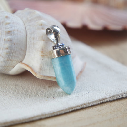 Larimar Anhänger 925 silber ~ 88QB