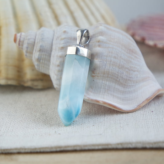 Larimar Anhänger 925 silber ~ 143QB