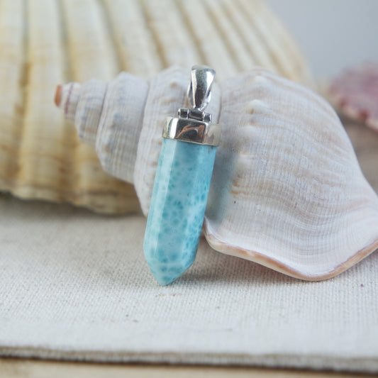 Larimar Anhänger 925 silber ~ 121QC
