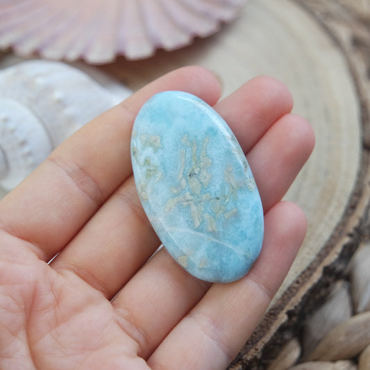 Larimar Cabochon ~ L75 Bware
