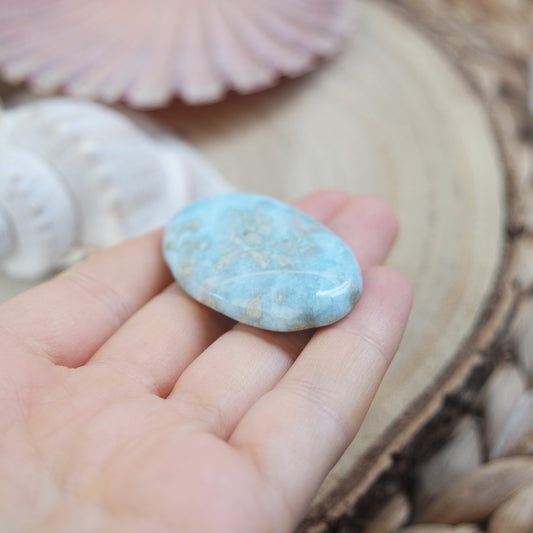 Larimar Cabochon ~ L75 Bware