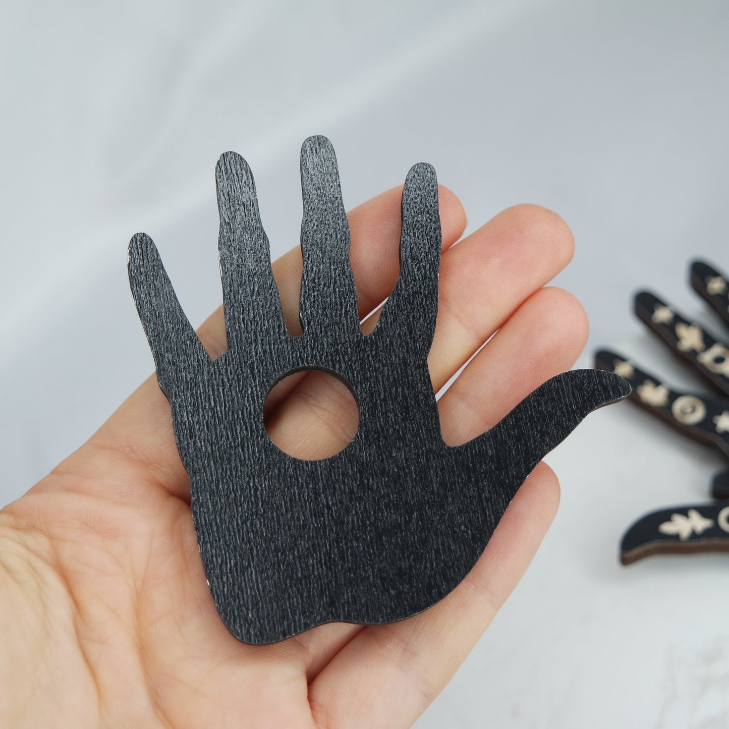 Holz Kugel Ständer ~ hand