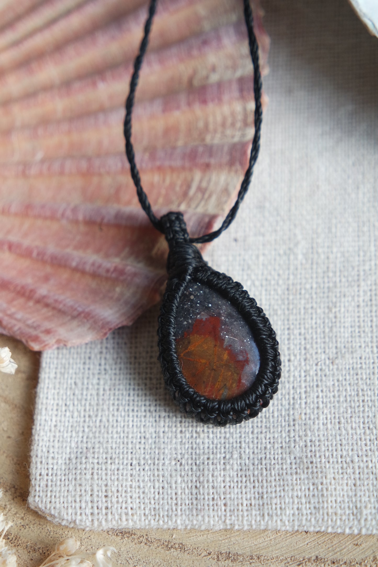 Spiritueller Schmuck – Achat Kette handmade