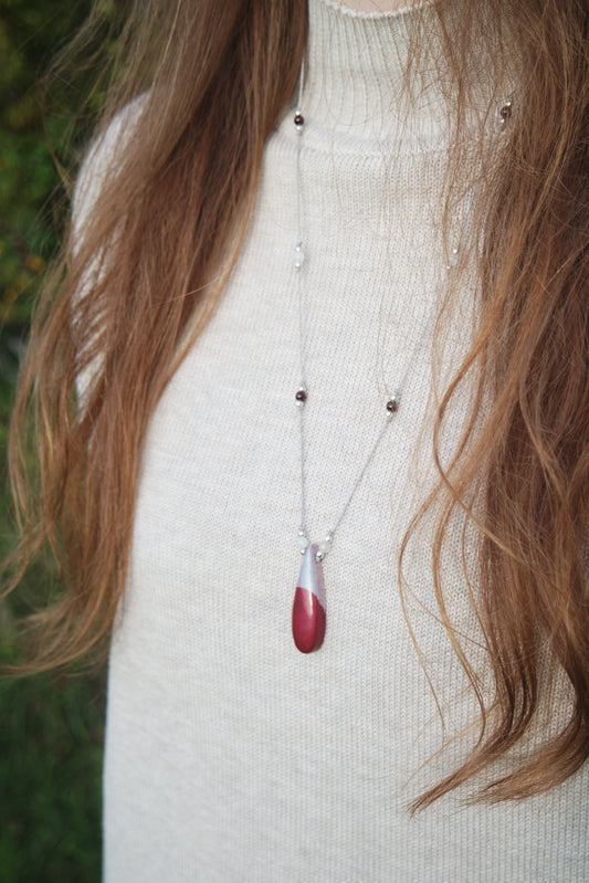 Simply Passionate GRANAT, ROSENQUARZ Kette