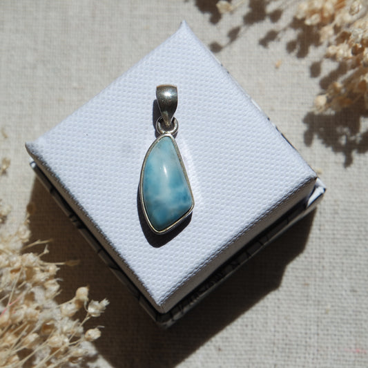Larimar Anhänger 925 silber ~ L48