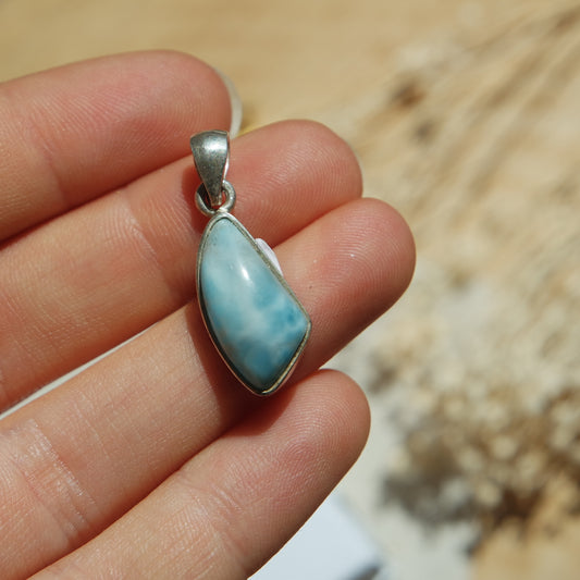 Larimar Anhänger 925 silber ~ L48