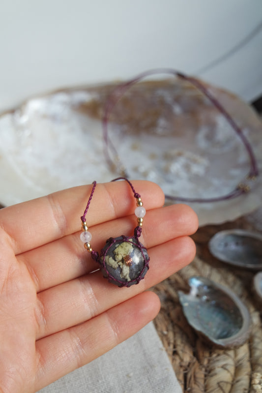 Simply Blooming INKLUSIONSQUARZ Kette