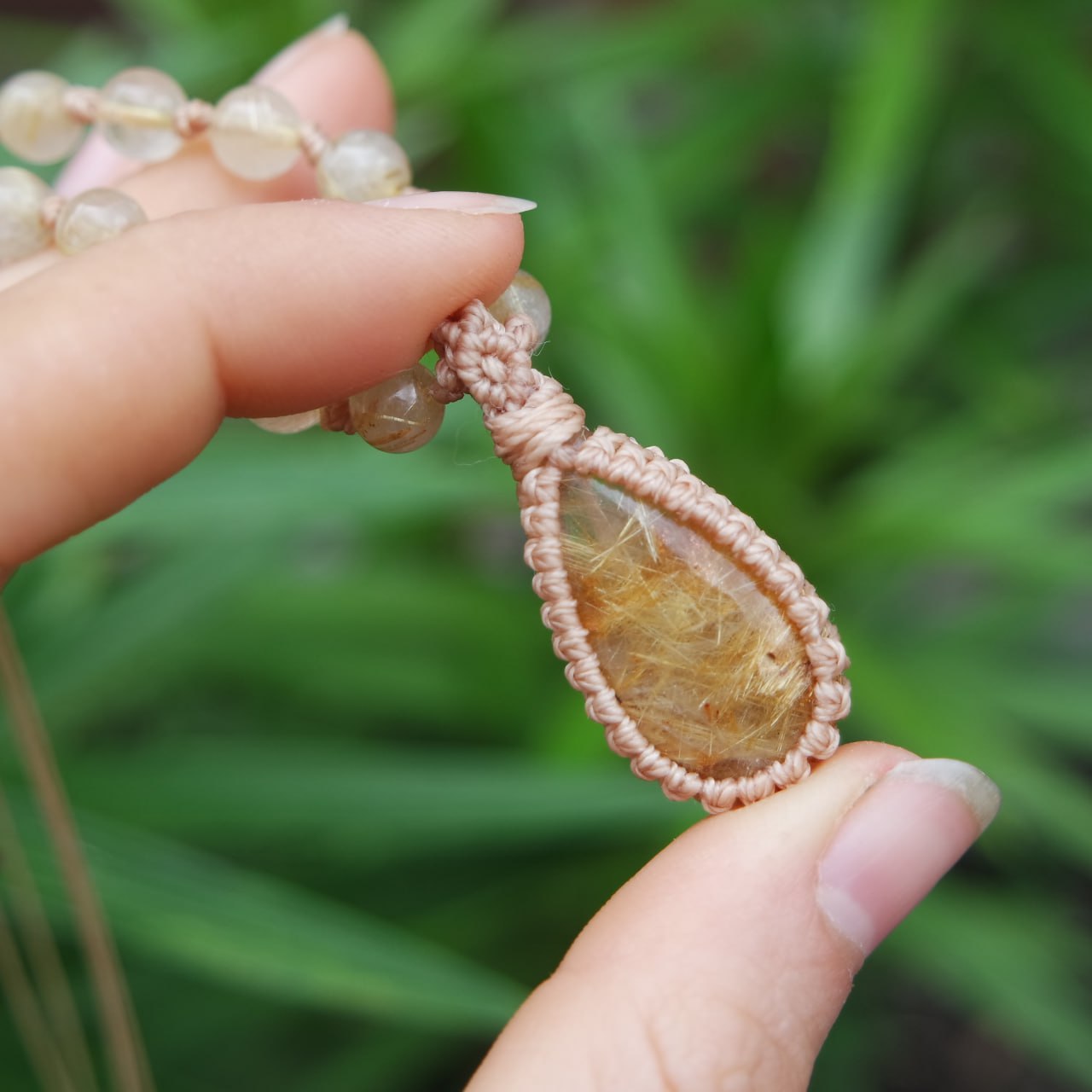 Gold Rutil Kette