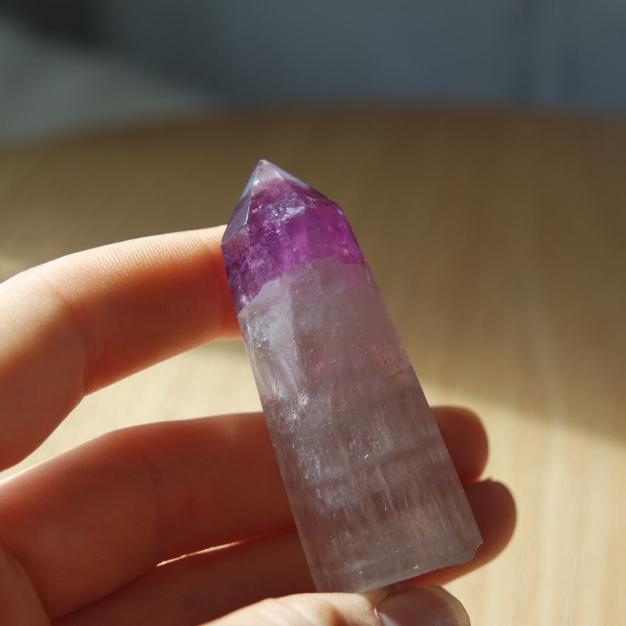 Rosa/ Lila Fluorit Turm ~ F14