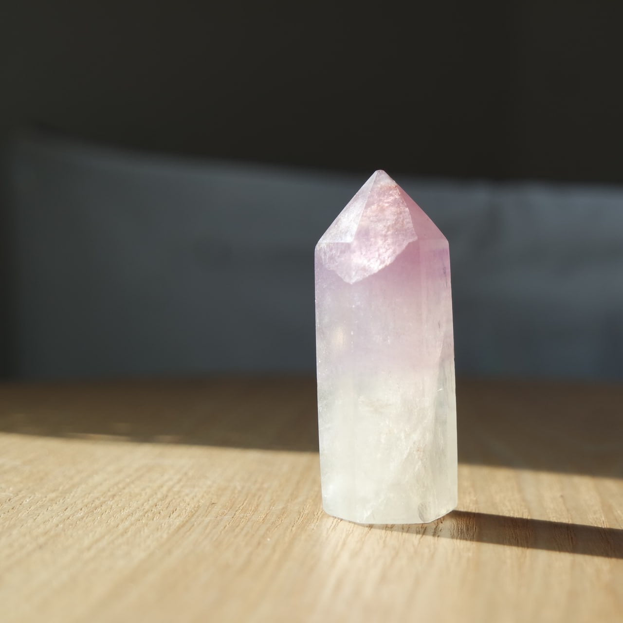 Rosa/ Lila Fluorit Turm ~ H16