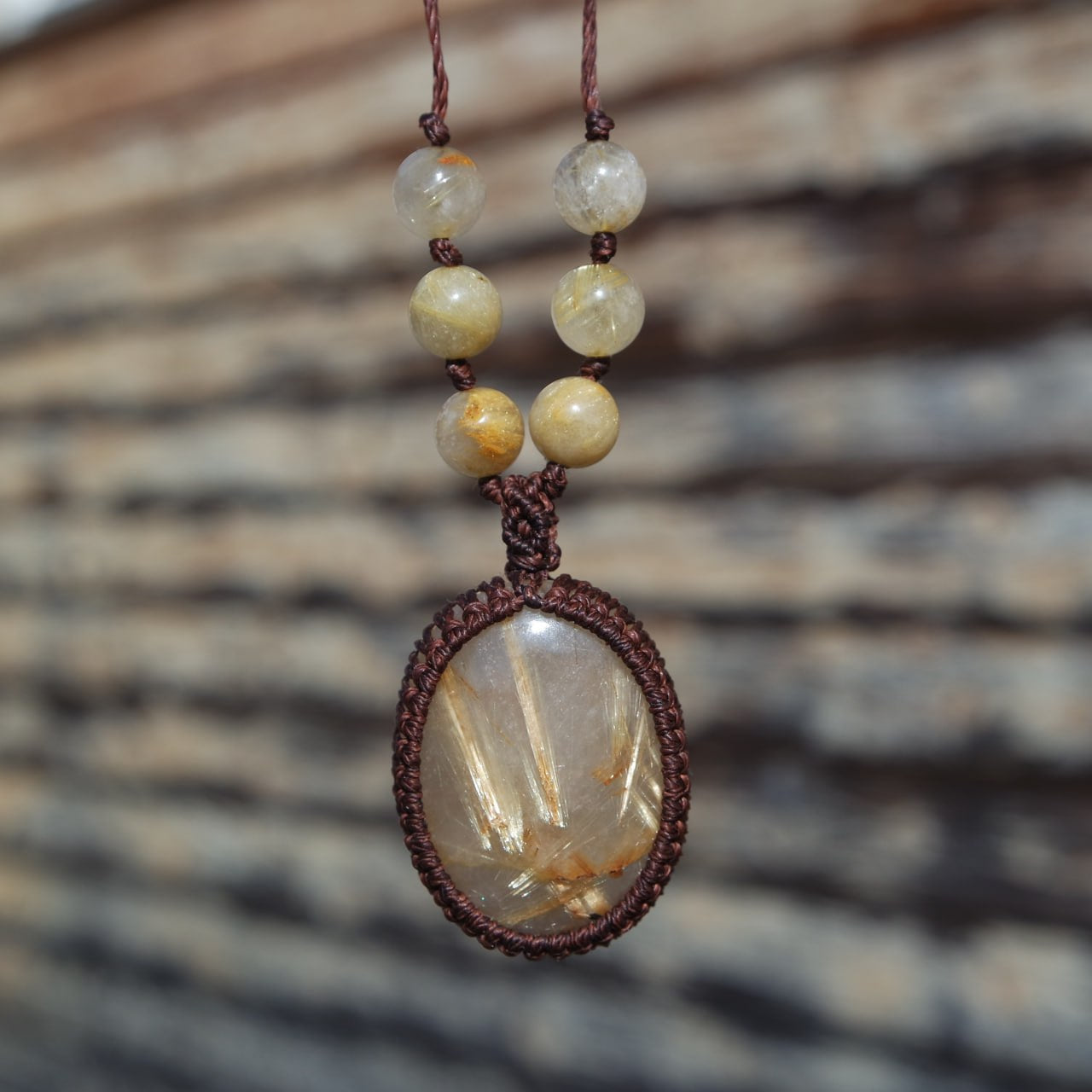 Gold Rutil Kette