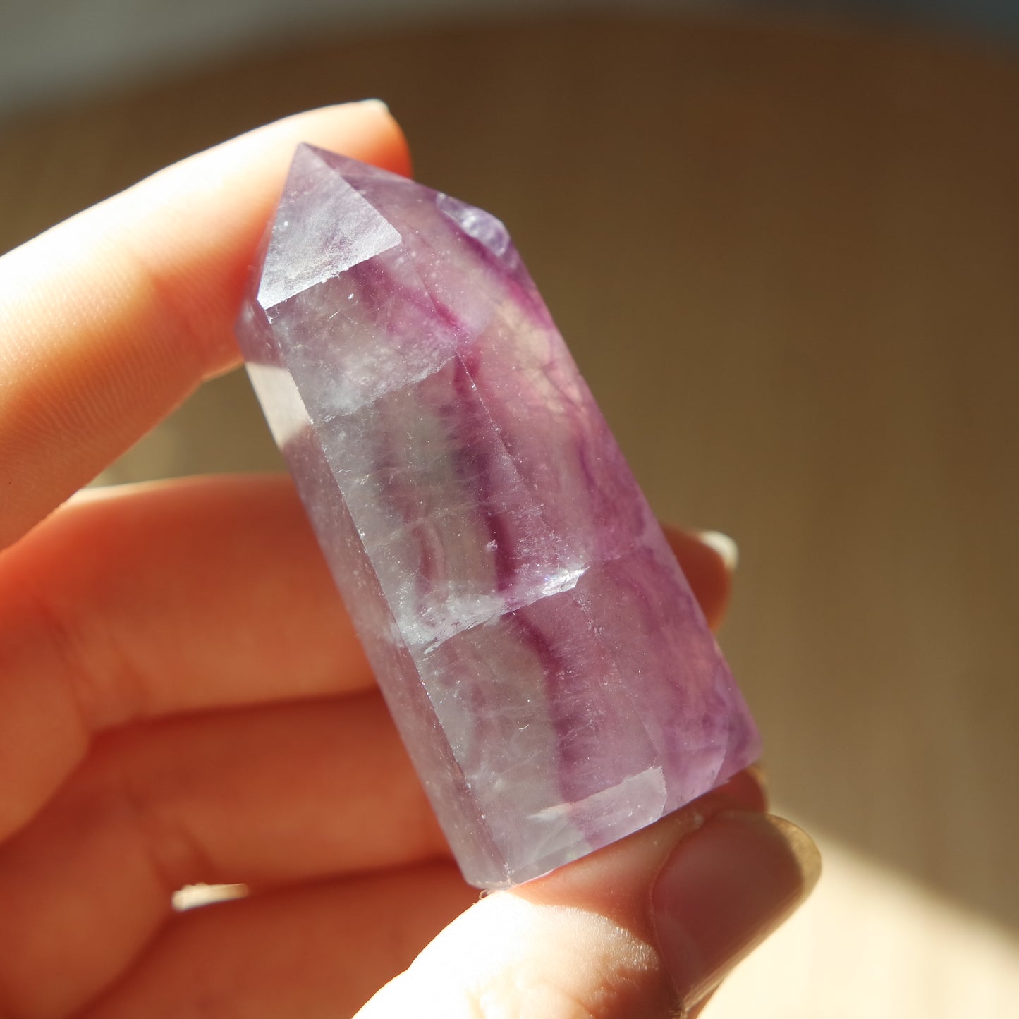 Rosa/ Lila Fluorit Turm ~ C15