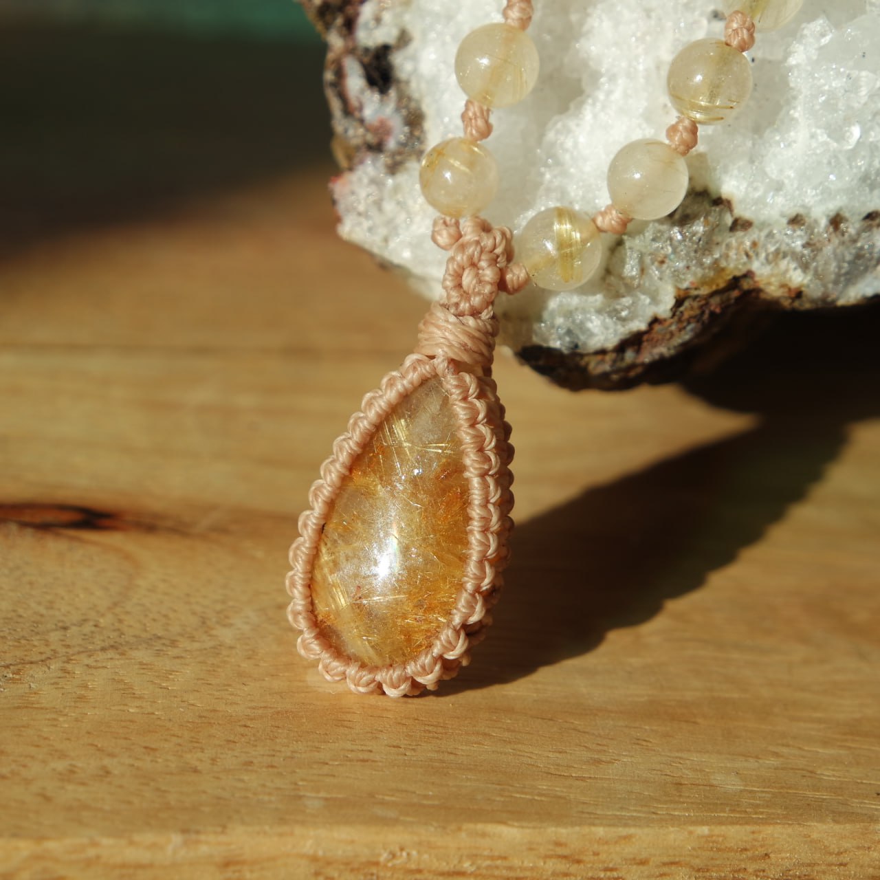 Gold Rutil Kette