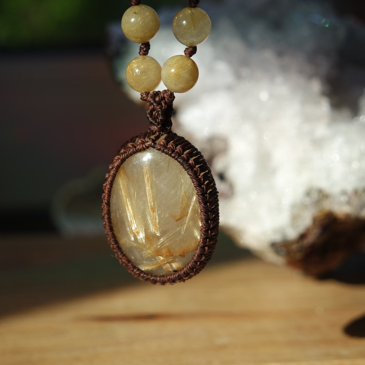 Gold Rutil Kette