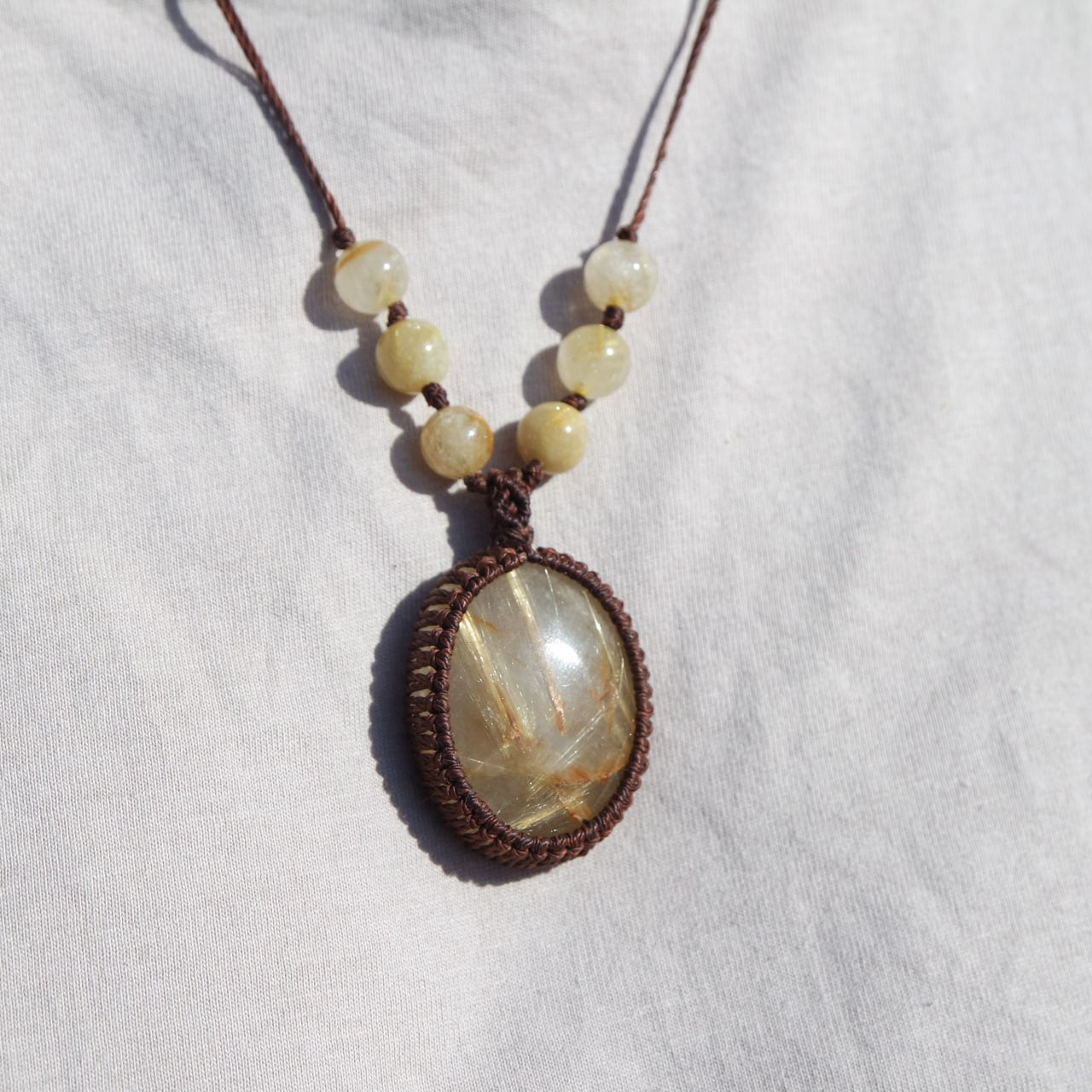 Gold Rutil Kette